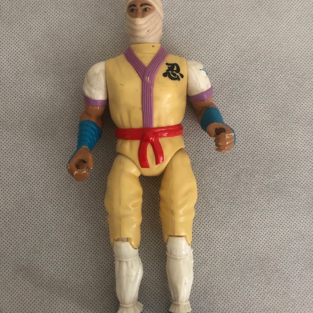 WHITE DRAGON Rambo The Force Of Freedom 7”H Figure 1986 Coleco Vintage Pre-Owned